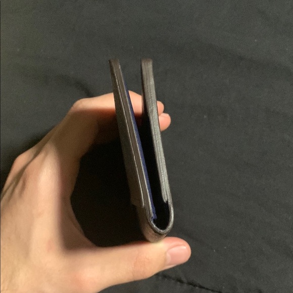 Louis Vuitton Blue and Brown Men's Wallet - Picture 6 of 8